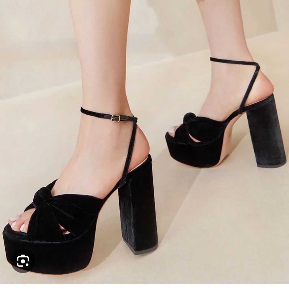 NWT Loeffler Randall Roz Knot Platform Sandal